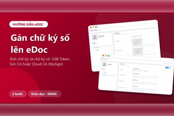Hướng dẫn gán chữ ký số và ảnh chữ ký lên phần mềm eDoc: màn hình Ảnh chữ ký và Chữ ký số