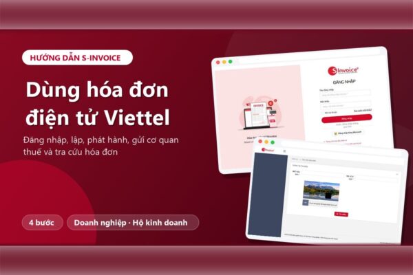 Hướng dẫn sử dụng phần mềm hóa đơn điện tử Viettel S-Invoice: màn hình đăng nhập và tra cứu hóa đơn