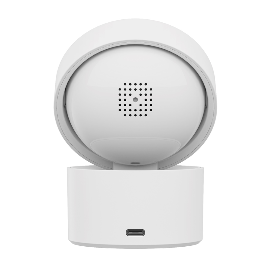 Camera trong nhà HC26 Viettel mặt sau có loa và cổng sạc Type-C