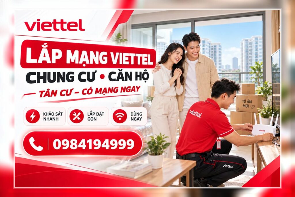 Lắp mạng Viettel Khu đô thị Hòa Xuân Đà Nẵng